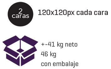 embalaje para cruz P8xxl