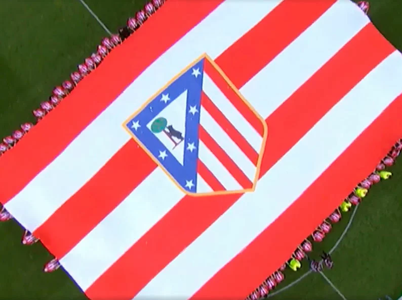 Bandera Estadio Atletico de Madrid